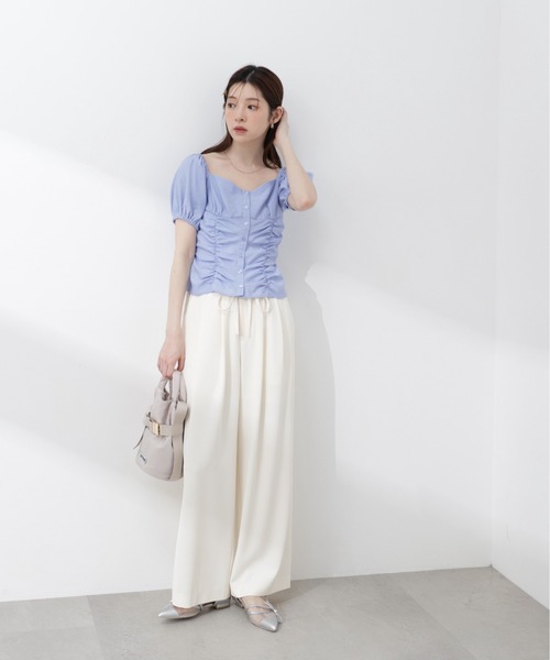 PROPORTION BODY DRESSING（プロポーションボディドレッシング）の「＜ａ＞イージーパンツ / 1216139401（その他パンツ・レディース・ホワイト/ベージュ/ブラック・SMALL/MEDIUM/P/S）」の2枚目の写真