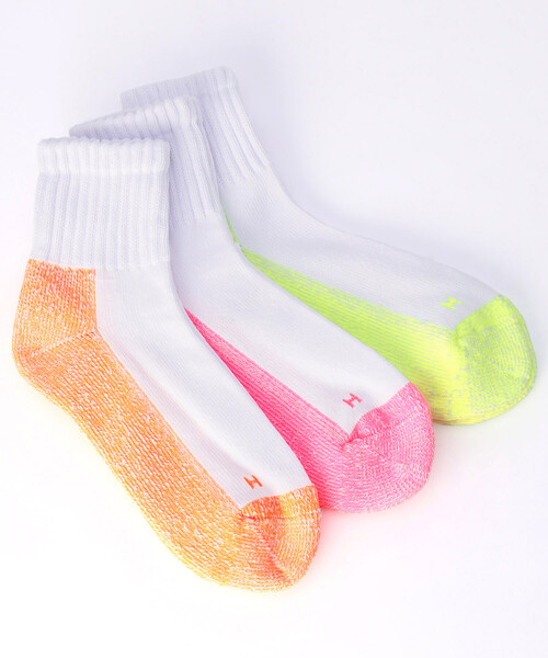 FREAK'S STORE(フリークスストア)の「シンカー 足底カラー クォーターソックス(25.0-27.0cm対応)(ソックス/靴下・メンズ・その他9・ONE SIZE)」の1枚目の写真