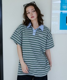 CLANE/クラネ】TWO TONE LAYERED SHIRTS/ツートーンレイヤードシャツ