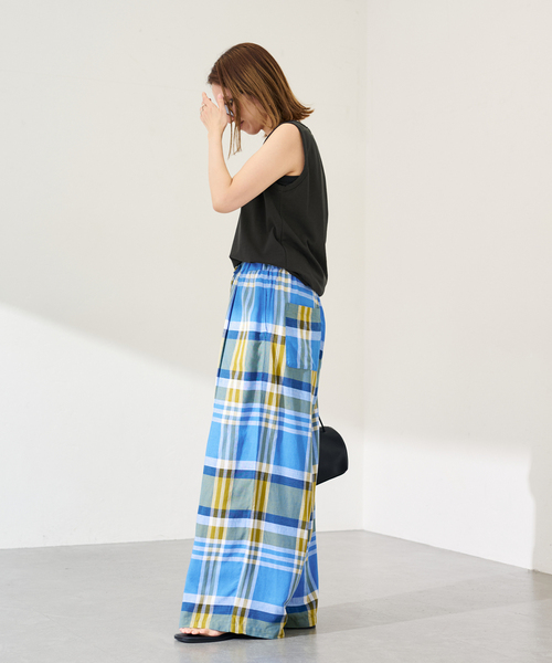 FRAMeWORK(フレームワーク)の「スリーブレスプルオーバー(Tシャツ/カットソー・レディース・ホワイト/チャコールグレー/イエロー・FREE)」の4枚目の写真