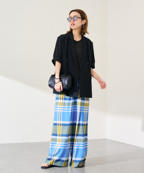 FRAMeWORK(フレームワーク)の「スリーブレスプルオーバー(Tシャツ/カットソー・レディース・ホワイト/チャコールグレー/イエロー・FREE)」の10枚目の写真