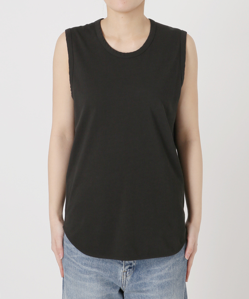 FRAMeWORK(フレームワーク)の「スリーブレスプルオーバー(Tシャツ/カットソー・レディース・ホワイト/チャコールグレー/イエロー・FREE)」の17枚目の写真