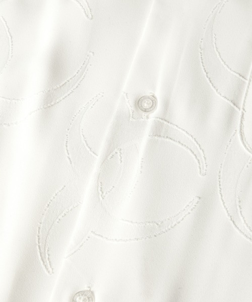 HUF(ハフ)の「SECTOR JACQUARD SS SHIRT(シャツ/ブラウス・メンズ・オフホワイト/パープル・XL/L/M/S)」の13枚目の写真