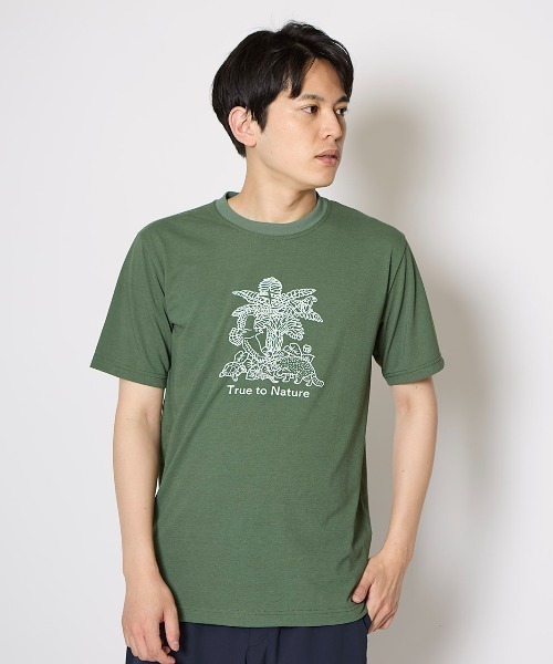 Foxfire（フォックスファイヤー）の「ＣシールドアイランドＴ　Ｓ／Ｓ（Tシャツ/カットソー・メンズ・ライトグリーン/ネイビー/グレー・S/M/L/XL）」の5枚目の写真
