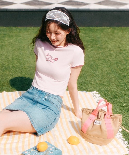 COVERNAT(カバーナット)の「WOMEN DRAWSTRING TOTE BAG(トートバッグ・レディース・ベージュ/アイボリー・FREE)」の1枚目の写真
