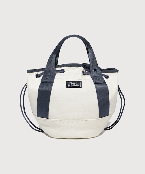 COVERNAT(カバーナット)の「WOMEN DRAWSTRING TOTE BAG(トートバッグ・レディース・ベージュ/アイボリー・FREE)」の2枚目の写真