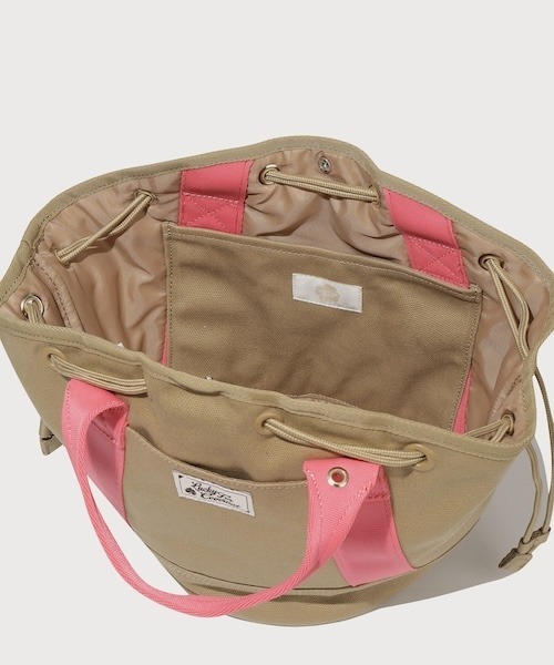 COVERNAT(カバーナット)の「WOMEN DRAWSTRING TOTE BAG(トートバッグ・レディース・ベージュ/アイボリー・FREE)」の14枚目の写真