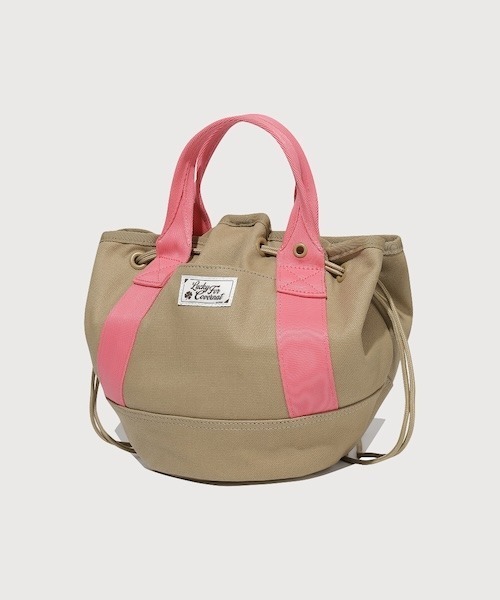 COVERNAT(カバーナット)の「WOMEN DRAWSTRING TOTE BAG(トートバッグ・レディース・ベージュ/アイボリー・FREE)」の10枚目の写真