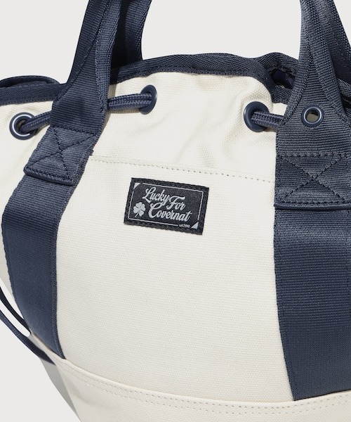 COVERNAT(カバーナット)の「WOMEN DRAWSTRING TOTE BAG(トートバッグ・レディース・ベージュ/アイボリー・FREE)」の6枚目の写真