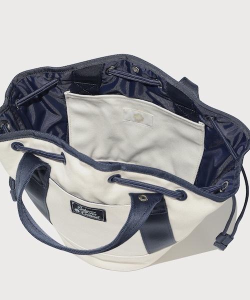COVERNAT(カバーナット)の「WOMEN DRAWSTRING TOTE BAG(トートバッグ・レディース・ベージュ/アイボリー・FREE)」の8枚目の写真