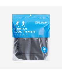 BASIC HOUSE（ベーシックハウス）の「[2PACK] クール機能性エアドライレギュラーフィット半袖Tシャツ LATS0117（Tシャツ/カットソー）」