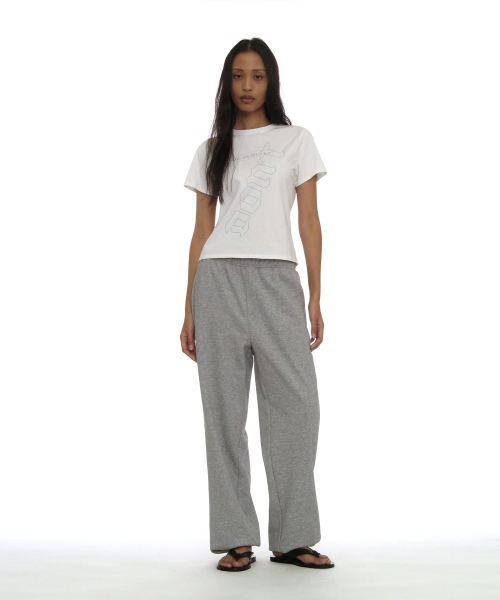 PARTIMENTO WOMEN(パルティメントウィメン)の「DBRプリントリラックスドTシャツ_ホワイト(Tシャツ/カットソー・レディース・その他・SMALL/MEDIUM)」の2枚目の写真