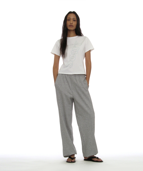 PARTIMENTO WOMEN(パルティメントウィメン)の「DBRプリントリラックスドTシャツ_ホワイト(Tシャツ/カットソー・レディース・その他・SMALL/MEDIUM)」の3枚目の写真