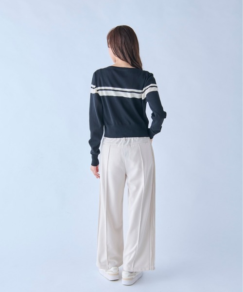 c/est(シーエ)の「【 c/est / シーエ 】 FLORENCE / ニットカーディガン 2616017 API(ニット/セーター・レディース・グレー/アイボリー/ブラック・FREE)」の6枚目の写真