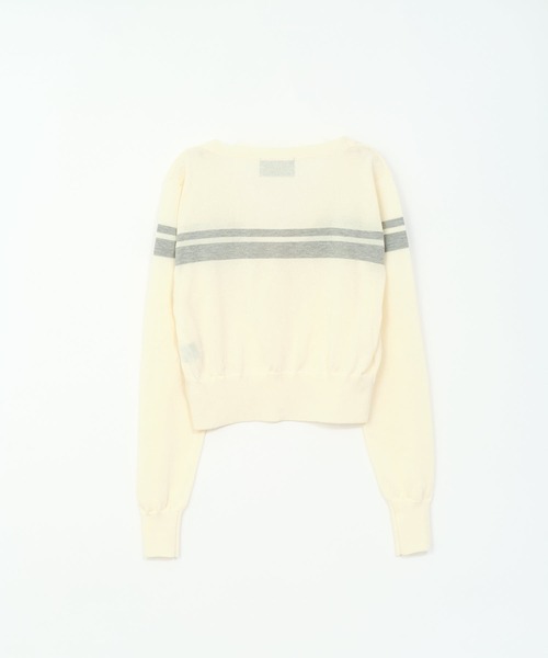 c/est(シーエ)の「【 c/est / シーエ 】 FLORENCE / ニットカーディガン 2616017 API(ニット/セーター・レディース・グレー/アイボリー/ブラック・FREE)」の7枚目の写真