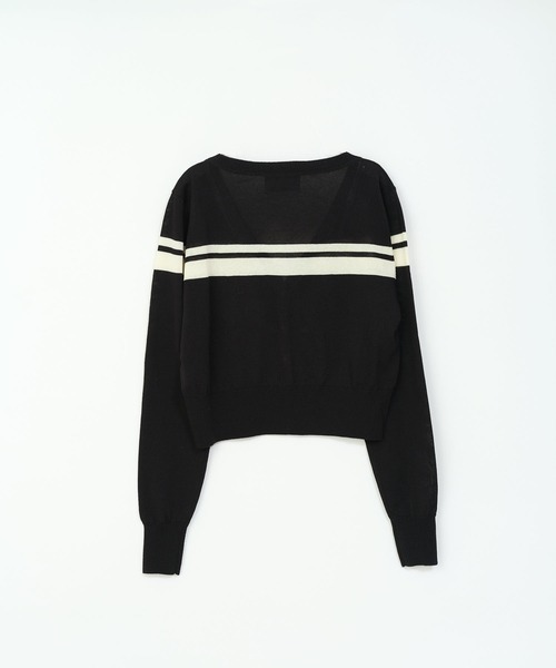 c/est(シーエ)の「【 c/est / シーエ 】 FLORENCE / ニットカーディガン 2616017 API(ニット/セーター・レディース・グレー/アイボリー/ブラック・FREE)」の8枚目の写真