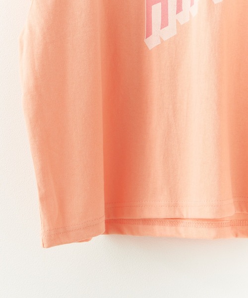 Chick（チック）の「Pop Logo College-Style Ringer T-Shirt / ポップロゴカレッジ風リンガーTシャツ 秋 秋服 2026年秋冬（Tシャツ/カットソー・レディース・ブラック/オレンジ/アイボリー・FREE）」の9枚目の写真