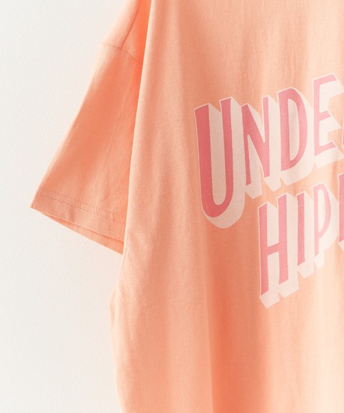 Chick（チック）の「Pop Logo College-Style Ringer T-Shirt / ポップロゴカレッジ風リンガーTシャツ 秋 秋服 2026年秋冬（Tシャツ/カットソー・レディース・ブラック/オレンジ/アイボリー・FREE）」の8枚目の写真