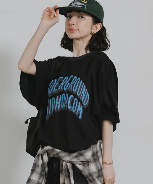 Chick（チック）の「Pop Logo College-Style Ringer T-Shirt / ポップロゴカレッジ風リンガーTシャツ 秋 秋服 2026年秋冬（Tシャツ/カットソー・レディース・ブラック/オレンジ/アイボリー・FREE）」の12枚目の写真