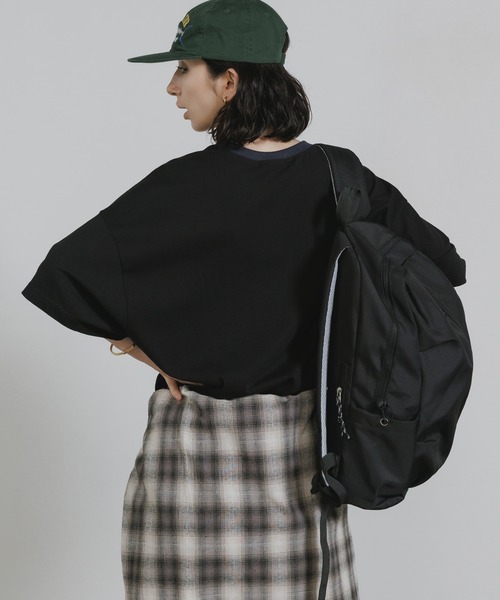 Chick（チック）の「Pop Logo College-Style Ringer T-Shirt / ポップロゴカレッジ風リンガーTシャツ 秋 秋服 2026年秋冬（Tシャツ/カットソー・レディース・ブラック/オレンジ/アイボリー・FREE）」の16枚目の写真