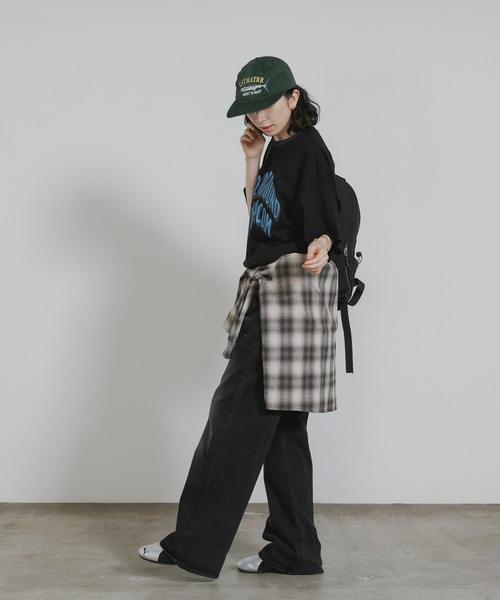 Chick（チック）の「Pop Logo College-Style Ringer T-Shirt / ポップロゴカレッジ風リンガーTシャツ 秋 秋服 2026年秋冬（Tシャツ/カットソー・レディース・ブラック/オレンジ/アイボリー・FREE）」の20枚目の写真