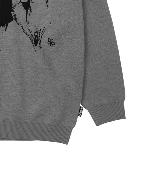 AJOBYAJO（アジョバイアジョ）の「MUIL Oversized Sweater [GREY]（ニット/セーター・レディース・その他・L/XL）」の4枚目の写真