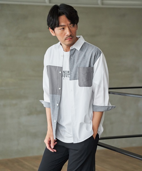 UNIVERSAL OVERALL(ユニバーサルオーバーオール)の「【MonoMax × 小泉孝太郎】UNIVERSAL OVERALL ユニバーサルオーバーオール DAILYプリントTシャツ「小泉孝太郎さん着用モデル」(Tシャツ/カットソー・メンズ・アイボリー/ブラック/ネイビー/グリーン/ホワイト・XL/L/M/S)」の17枚目の写真