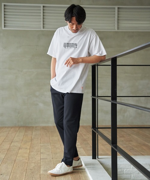 UNIVERSAL OVERALL(ユニバーサルオーバーオール)の「【MonoMax × 小泉孝太郎】UNIVERSAL OVERALL ユニバーサルオーバーオール DAILYプリントTシャツ「小泉孝太郎さん着用モデル」(Tシャツ/カットソー・メンズ・アイボリー/ブラック/ネイビー/グリーン/ホワイト・XL/L/M/S)」の16枚目の写真