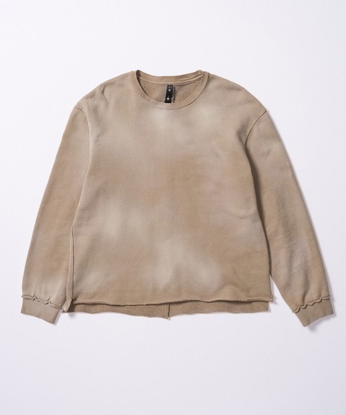 wjk(ダヴルジェイケイ)の「msw1865- fade cut-off sweatshirt スウェット(7136 mj84j)(スウェット・メンズ・ベージュ/ネイビー/ブラック・S/M/L/XL)」の21枚目の写真