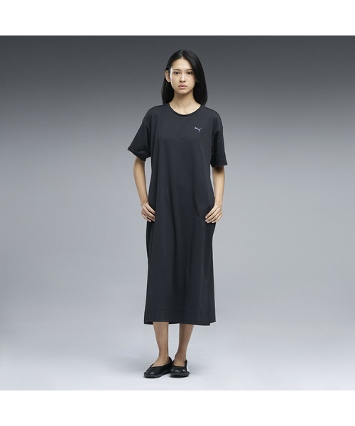 PUMA（プーマ）の「PUMA プーマ ウィメンズ ESS エレベーテッド クール ドレス（ワンピース・レディース・ゴールド系その他/ブラック・LARGE/SMALL/X-LARGE/MEDIUM）」の12枚目の写真