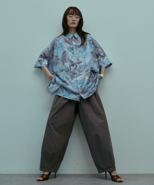 flaeu(フラユ)の「Blur Flower Shirt(シャツ/ブラウス・レディース・ブルー/ピンク・FREE)」の14枚目の写真