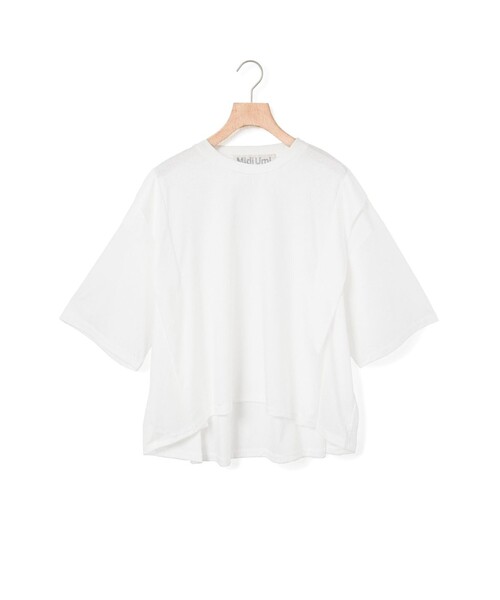 MidiUmi(ミディウミ)の「MidiUmi ショルダータックプルオーバー(Tシャツ/カットソー・レディース・オフホワイト・FREE)」の2枚目の写真