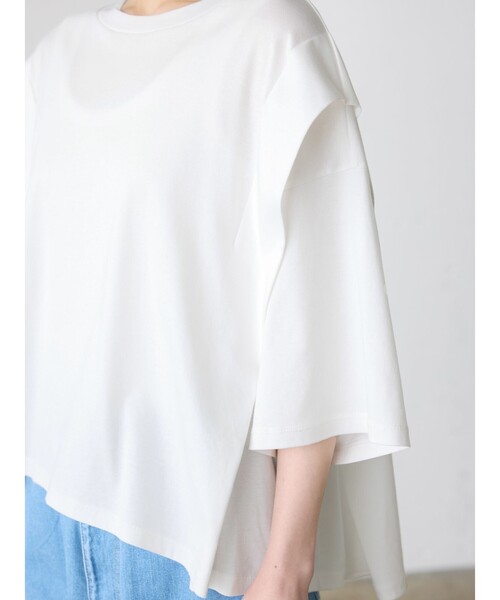 MidiUmi(ミディウミ)の「MidiUmi ショルダータックプルオーバー(Tシャツ/カットソー・レディース・オフホワイト・FREE)」の9枚目の写真