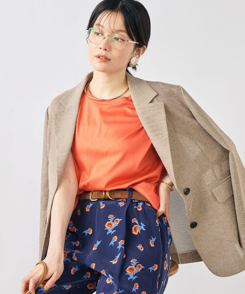 NOLLEY’S(ノーリーズ)の「ウォッシャブルスカーレット柄タックパンツ(その他パンツ・レディース・ブルー系その他6・38/36)」の19枚目の写真