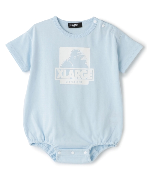 XLARGE KIDS(エクストララージキッズ)の「OG 半袖ロンパース(ロンパース・キッズ・ライトブルー/アイボリー/ブラック・70cm)」の3枚目の写真