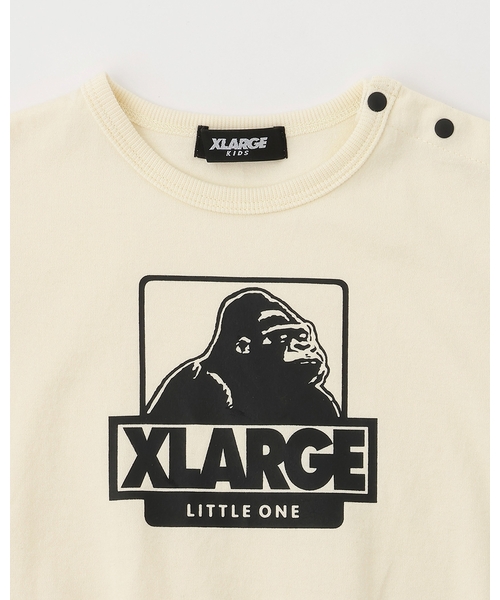 XLARGE KIDS(エクストララージキッズ)の「OG 半袖ロンパース(ロンパース・キッズ・ライトブルー/アイボリー/ブラック・70cm)」の5枚目の写真