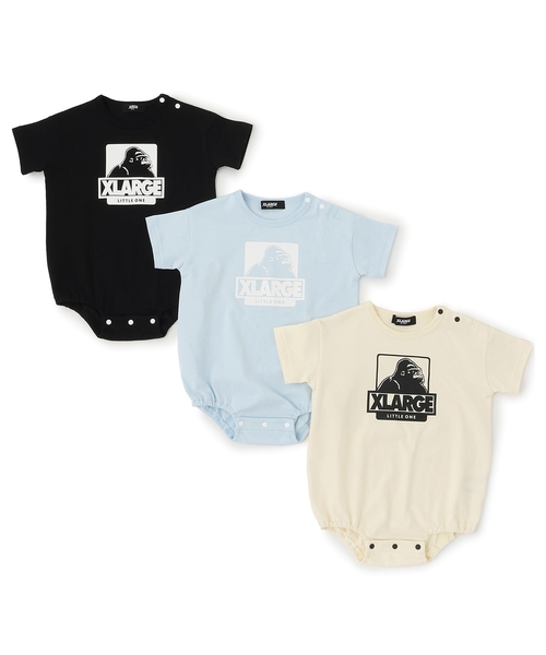 XLARGE KIDS(エクストララージキッズ)の「OG 半袖ロンパース(ロンパース・キッズ・ライトブルー/アイボリー/ブラック・70cm)」の9枚目の写真