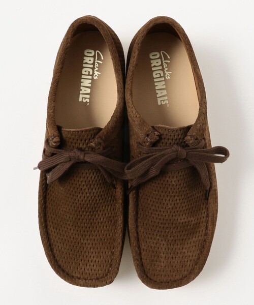Clarks(クラークス)の「Clarks / Wallabee Brown Perforated(モカシン/デッキシューズ・メンズ・ブラウン・7inch/10inch/9.5inch/9inch/8inch/7.5inch)」の4枚目の写真