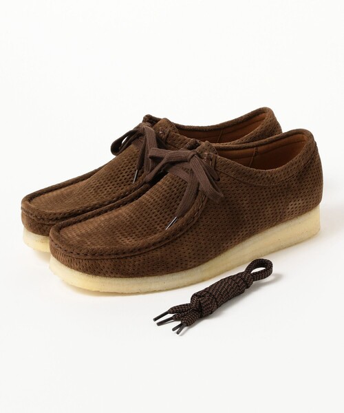 Clarks(クラークス)の「Clarks / Wallabee Brown Perforated(モカシン/デッキシューズ・メンズ・ブラウン・7inch/10inch/9.5inch/9inch/8inch/7.5inch)」の6枚目の写真