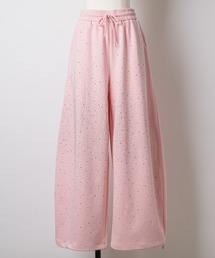 HEIREN（ヘイレーン）の「ラインストーンワイドスウェットパンツ（スウェットパンツ）」