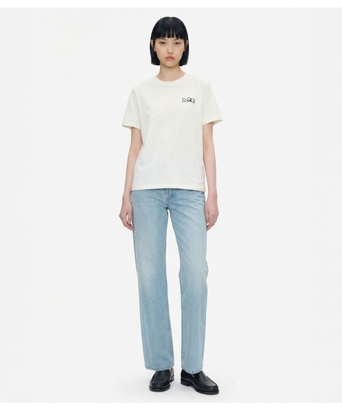 A.P.C.(アーペーセー)の「T-SHIRT SOLANA/WEB限定Tシャツ(Tシャツ/カットソー・メンズ・ネイビー/ホワイト・XS/S/M/L/XL/XXS)」の3枚目の写真