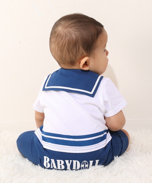 BABYDOLL(ベビードール)の「セーラーズ ロンパース 1693B(ロンパース・キッズ・ホワイト・70cm/80cm)」の6枚目の写真
