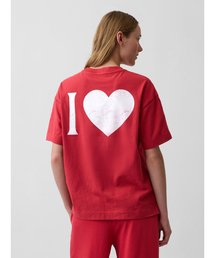 オーバーサイズ GAPハートロゴTシャツ