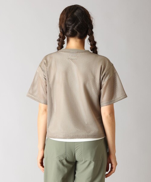 Columbia（コロンビア）の「Columbia/ ウィメンズ トゥリースワロー ショートスリーブ メッシュTシャツ /コロンビア（Tシャツ/カットソー・レディース・グリーン/ブラック/ベージュ・M/XL/L/S）」の10枚目の写真