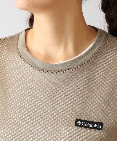 Columbia（コロンビア）の「Columbia/ ウィメンズ トゥリースワロー ショートスリーブ メッシュTシャツ /コロンビア（Tシャツ/カットソー・レディース・グリーン/ブラック/ベージュ・M/XL/L/S）」の12枚目の写真
