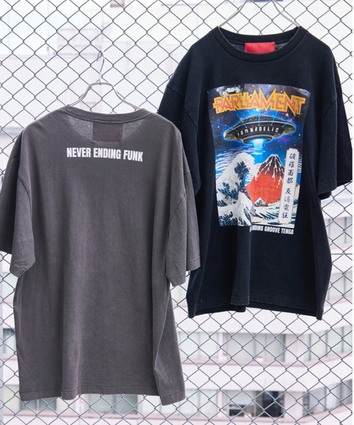 TENGA（テンガ）の「TENGA×PARLIAMENT UFO TEE（Tシャツ/カットソー・メンズ・グレー/ブラック・LARGE/MEDIUM）」の8枚目の写真