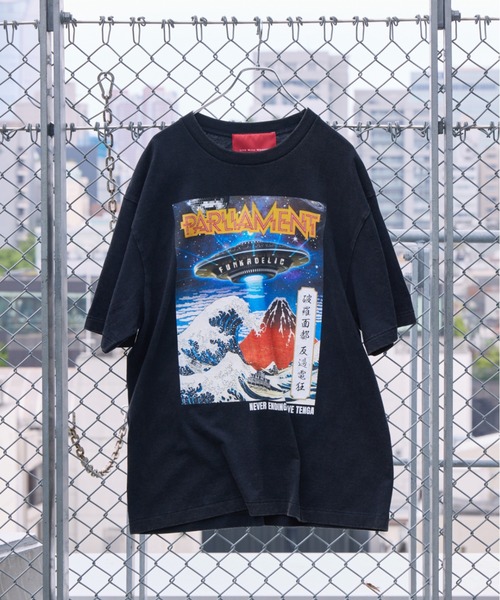 TENGA（テンガ）の「TENGA×PARLIAMENT UFO TEE（Tシャツ/カットソー・メンズ・グレー/ブラック・LARGE/MEDIUM）」の9枚目の写真