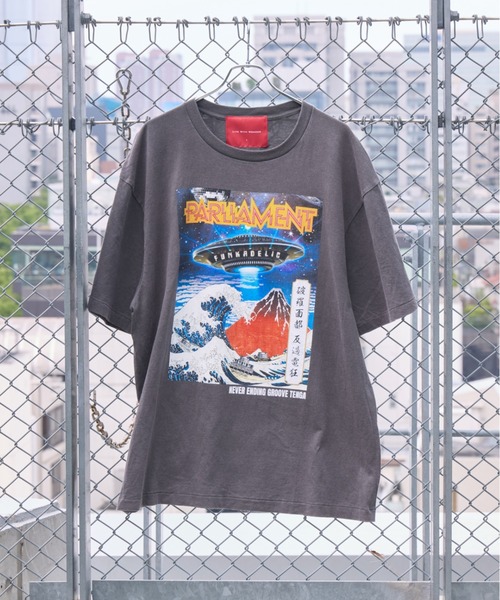 TENGA（テンガ）の「TENGA×PARLIAMENT UFO TEE（Tシャツ/カットソー・メンズ・グレー/ブラック・LARGE/MEDIUM）」の10枚目の写真