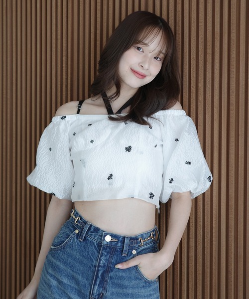 GYPSOPHILE PUFF TOP（シャツ/ブラウス）｜EIMY ISTOIRE（エイミー