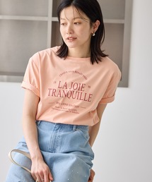 オーバーサイズロゴプリントTシャツ/UVカット・接触冷感・汗染み防止